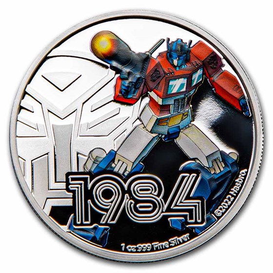 2022 Niue 1 oz Silver $2 Transformers Series: Optimus Prime 2022 Niue 1 oz Silver $2 Transformers Series: Optimus Prime