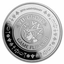2022 Niue 1 oz Silver $2 Yu-Gi-Oh! Game Flip Coin 25th Anniv BU