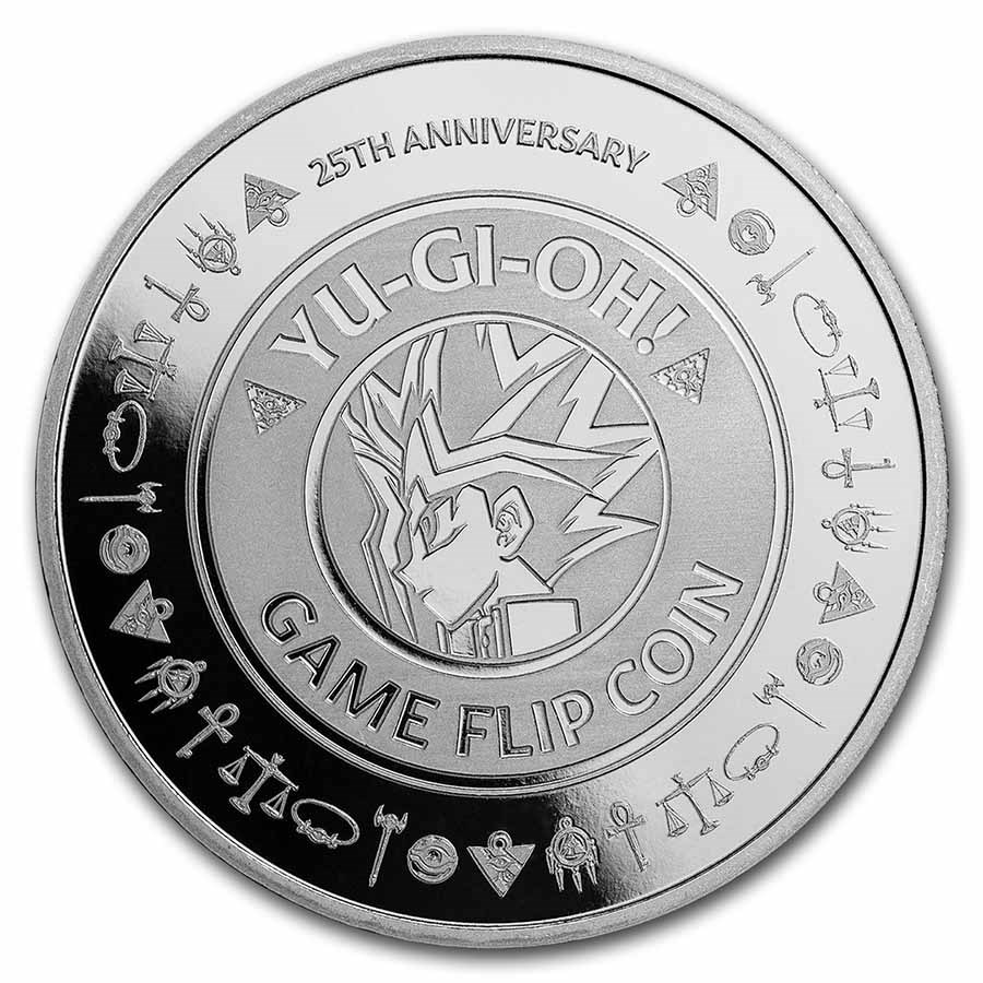 Buy 2022 Silver Yu-Gi-Oh! Game Flip Coin 25th Anniv. | APMEX Buy 2022 Silver Yu-Gi-Oh! Game Flip Coin 25th Anniv. | APMEX