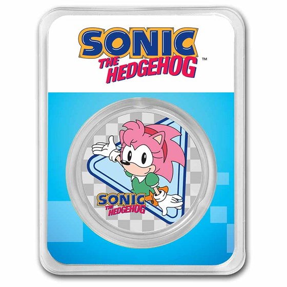 2022 Niue 1 oz Silver Amy Rose Colorized (with TEP)
