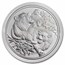 2022 Niue 1 oz Silver Apex Predators: Cougar vs Bear (Abrasions)