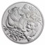 2022 Niue 1 oz Silver Apex Predators: Cougar vs Bear (Abrasions)