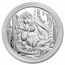 2022 Niue 1 oz Silver Apex Predators: Komodo Dragon vs Tiger BU