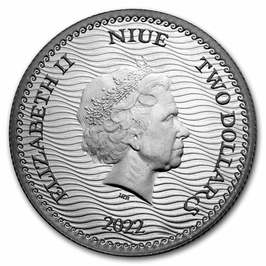 2022 Niue 1 oz Silver Calico Jack BU