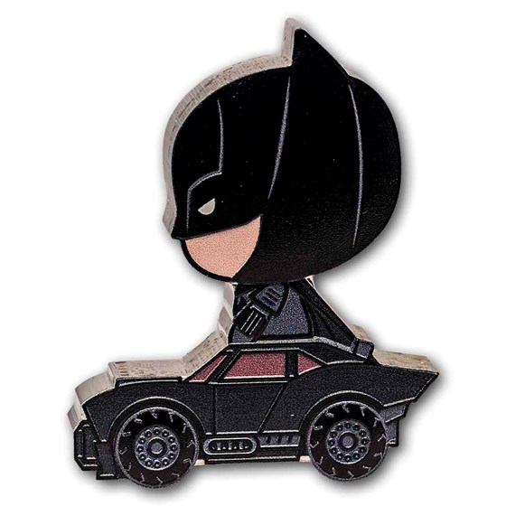 2022 Niue 1 oz Silver Chibi Coin Collection: Batman & Mobile