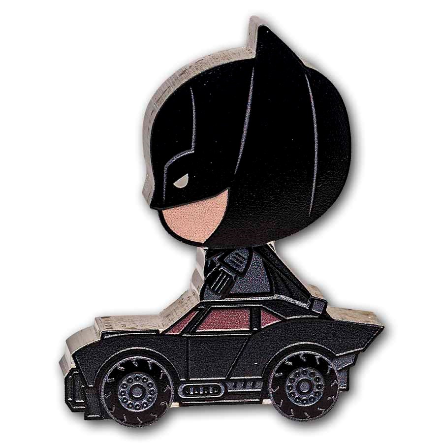 2022 Niue 1 oz Silver Chibi Coin Collection: Batman & Mobile