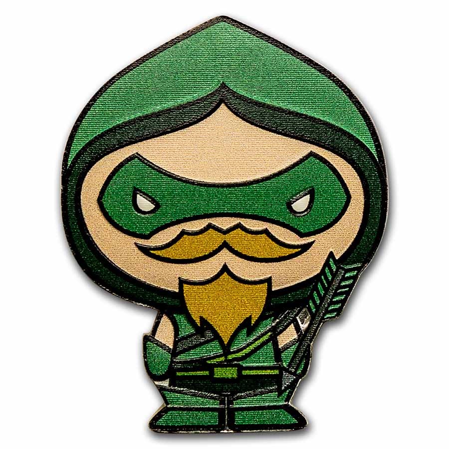 2022 Niue 1 oz Silver Chibi Coin Collection: Green Arrow