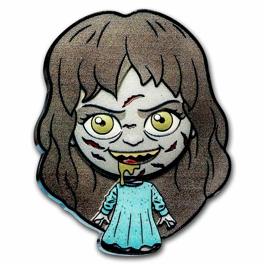 2022 Niue 1 oz Silver Chibi Coin Horror Collection: Exorcist