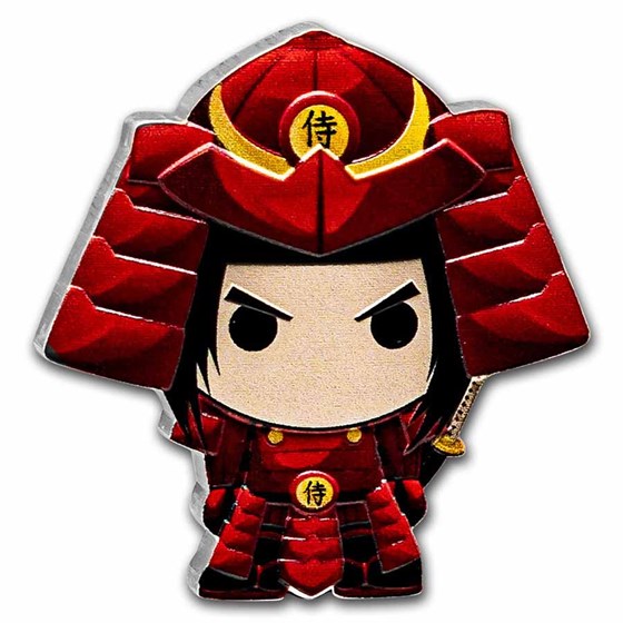2022 Niue 1 oz Silver Chibi Coin Warriors of History: Samurai 2022 Niue 1 oz Silver Chibi Coin Warriors of History: Samurai