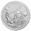 2022 Niue 1 oz Silver Icons of Inspiration: Isaac Newton BU