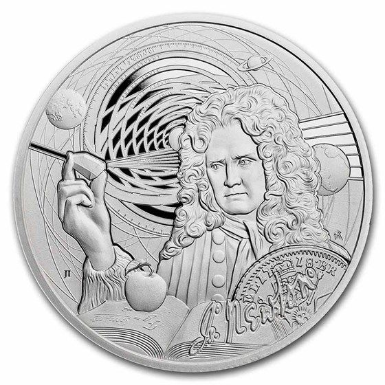 2022 Niue 1 oz Silver Icons of Inspiration: Isaac Newton Proof 2022 Niue 1 oz Silver Icons of Inspiration: Isaac Newton Proof