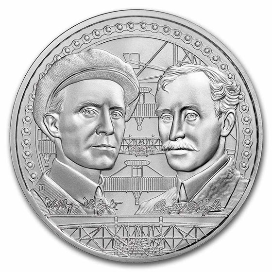 2022 Niue 1 oz Silver Icons of Inspiration: Wright Brothers BU