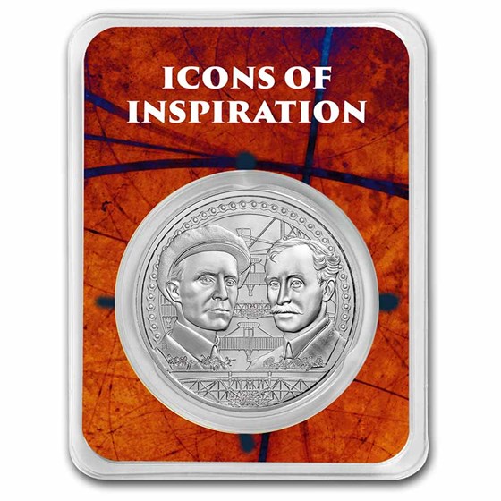 2022 Niue 1 oz Silver Icons of Inspiration: Wright Brothers (TEP)