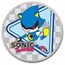 2022 Niue 1 oz Silver Metal Sonic Colorized (with TEP)