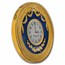 2022 Niue 1 oz Silver Proof Fabergé Blue Table Clock