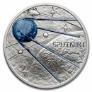 2022 Niue 1 oz Silver Proof The Milky Way: Sputnik I
