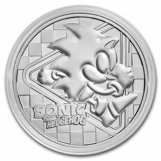 Buy 2022 Sonic the Hedgehog 1 oz Silver Coin BU | APMEX