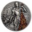 2022 Niue 2 oz Antique Heroines; Jeanne d' Arc (Joan of Arc)