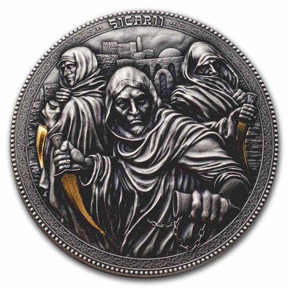 2022 Niue 2 oz Antique Silver Assassins: Sicarii 2022 Niue 2 oz Antique Silver Assassins: Sicarii