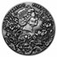 2022 Niue 2 oz Antique Silver Legendary Lands; Shambhala