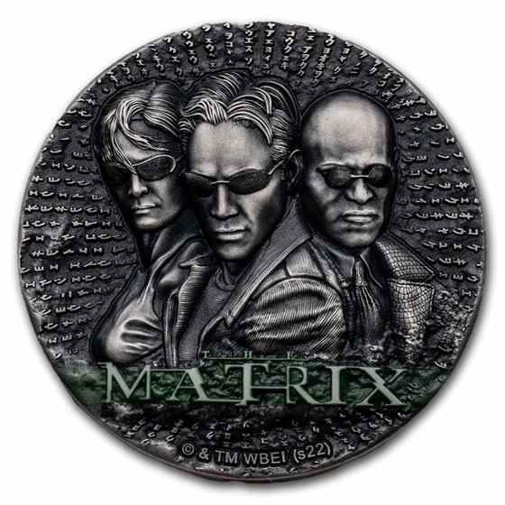 2022 Niue 2 oz Antique Silver Matrix 2022 Niue 2 oz Antique Silver Matrix