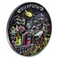 2022 Niue 2 oz Antique Silver The Punk Universe: Silkpunk
