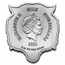 2022 Niue 2 oz Silver $5 Fierce Nature - Tiger