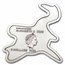 2022 Niue 2 oz Silver $5 Jurassic World Mosasaurus Shaped Coin
