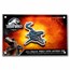 2022 Niue 2 oz Silver $5 Jurassic World Mosasaurus Shaped Coin