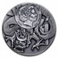 2022 Niue 2 oz Silver Antique Chinese Heroes: Bao Zheng