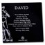 2022 Niue 2 oz Silver Antique David
