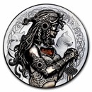2022 Niue 2 oz Silver Antique Goddesses of Love; Freyja
