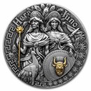 2022 Niue 2 oz Silver Antique Hera & Juno