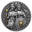 2022 Niue 2 oz Silver Antique Hera & Juno