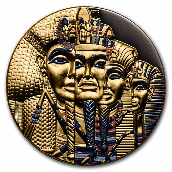 2022 Niue 2 oz Silver Antique Missing Treasures: King Tut's Tomb 2022 Niue 2 oz Silver Antique Missing Treasures: King Tut's Tomb