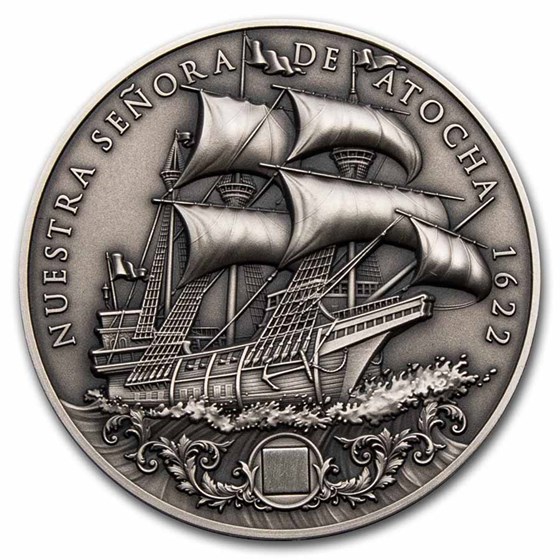 2022 Niue 2 oz Silver Antique Our Lady of Atocha 2022 Niue 2 oz Silver Antique Our Lady of Atocha