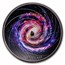 2022 Niue 2 oz Silver Antique Universe Dome: Milky Way