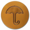 2022 Niue 2 oz Silver Dalgona Honeycomb Umbrella Squid Game