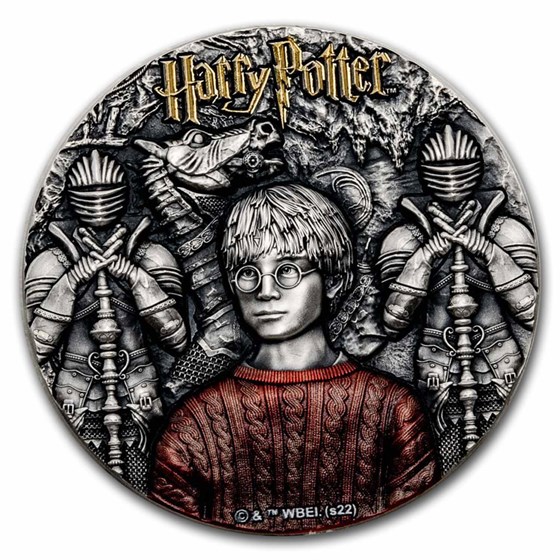2022 Niue 2 oz Silver Harry Potter and the Philosopher's Stone 2022 Niue 2 oz Silver Harry Potter and the Philosopher's Stone