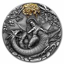 2022 Niue 2 oz Silver Myths of Love: Jason and the Argonauts