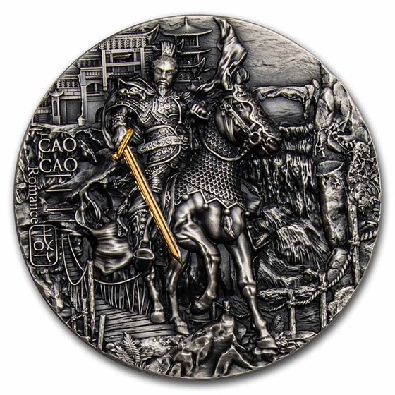 2022 Niue 2 oz Silver Romance of the Three Kingdoms: Cao Cao 2022 Niue 2 oz Silver Romance of the Three Kingdoms: Cao Cao