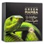 2022 Niue 2 oz Silver Wildlife In the Moonlight: Green Mamba