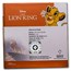 2022 Niue 3 oz Silver $10 Disney Masterpieces: Lion King