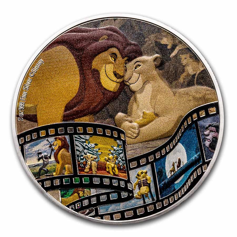 2022 Niue 3 oz Silver $10 Disney Masterpieces: Lion King