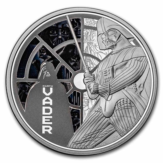 2022 Niue 3 oz Silver $10 Star Wars: Darth Vader 2022 Niue 3 oz Silver $10 Star Wars: Darth Vader