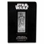 2022 Niue 3 oz Silver $10 Star Wars Han Solo in Carbonite Bar