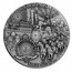 2022 Niue 3 oz Silver Antique Around the World in Eighty Days