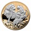 2022 Niue 5 oz Silver Proof Apex Predators: Lion vs Hyenas