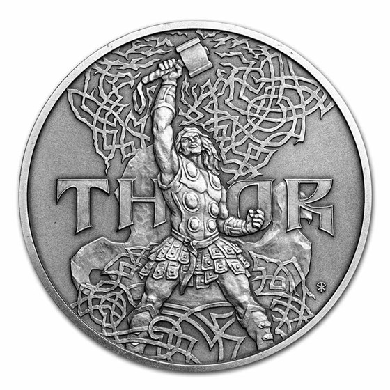 2022 Niue 5 oz Silver Universal Gods: Thor 2022 Niue 5 oz Silver Universal Gods: Thor
