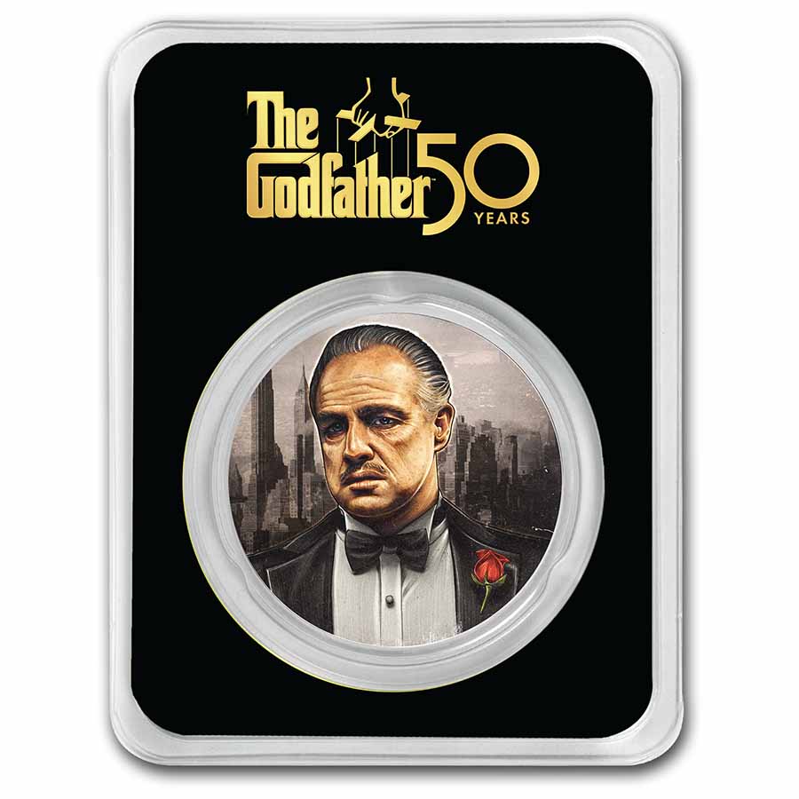 Buy 2022 1 oz Silver The Godfather 50th Anniversary | APMEX